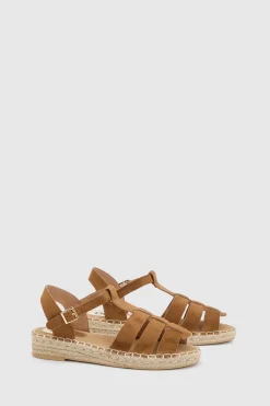 Sandales Plates Espadrilles Gladiateur Piper En Synthétique