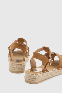Sandales Plates Espadrilles Gladiateur Piper En Synthétique