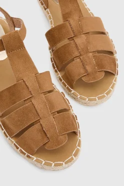 Sandales Plates Espadrilles Gladiateur Piper En Synthétique