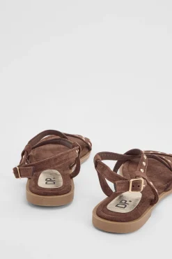 Sandales Plates Gladiateur En Synthétique Avec Clous Ellis