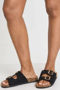 Sandales À Semelle Anatomique Avec Détail Crochet Et Double Boucle