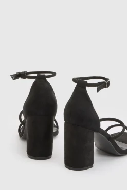 boohoo Sandales À Talon Bloc Et Triple Bride Coupe Large< Chaussures Festives|Chaussures À Talons