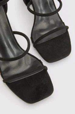 boohoo Sandales À Talon Bloc Et Triple Bride Coupe Large< Chaussures Festives|Chaussures À Talons