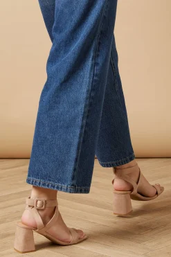 Oasis Sandales à Talon Bloc Moyen Millie avec Boucle Recouverte< Chaussures À Talons|Sandales