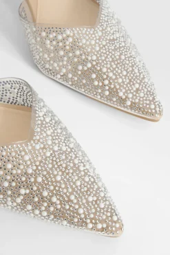boohoo Sandales à talon et bride à la cheville<Femme Chaussures De Mariage|Chaussures Festives