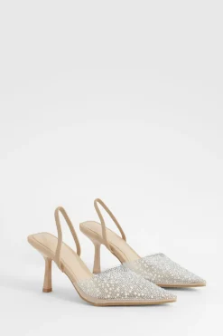 boohoo Sandales à talon et bride à la cheville<Femme Chaussures De Mariage|Chaussures Festives