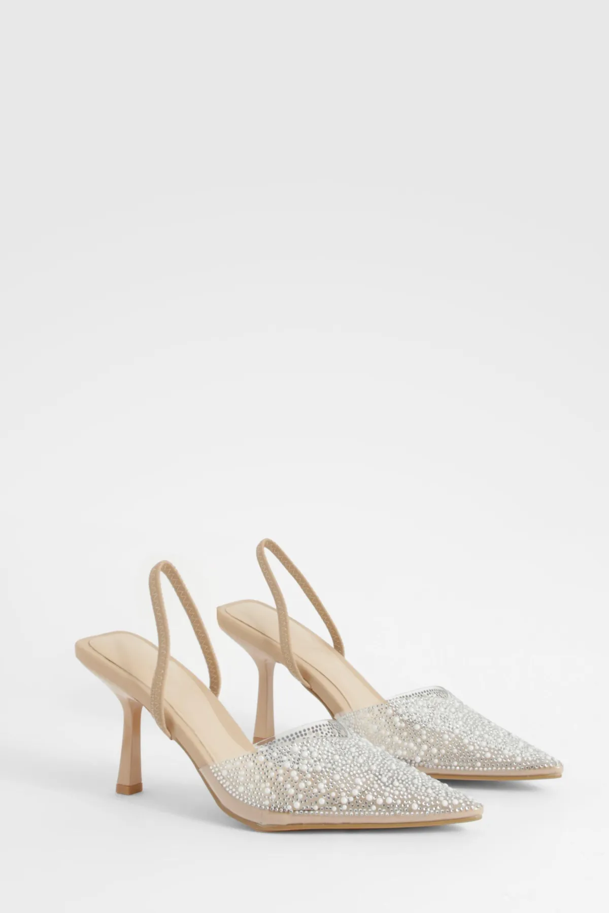 boohoo Sandales à talon et bride à la cheville<Femme Chaussures De Mariage|Chaussures Festives