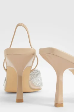 boohoo Sandales à talon et bride à la cheville<Femme Chaussures De Mariage|Chaussures Festives