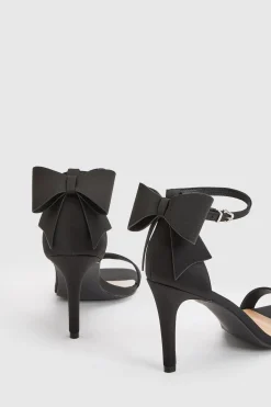 Oasis Sandales À Talons Aiguilles Dovile En Satin Avec Nœud Au Dos< Chaussures À Talons|Sandales