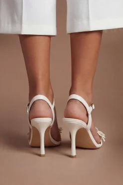 Coast Sandales À Talons Aiguilles Hauts Primrose Ornées D'un Corsage En Synthétiquecuir Pour Mariée< Chaussures À Talons|Sandales