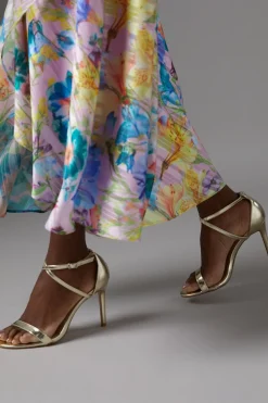Sandales à Talons Aiguilles Hauts Strictly en synthétique à Brides Croisées