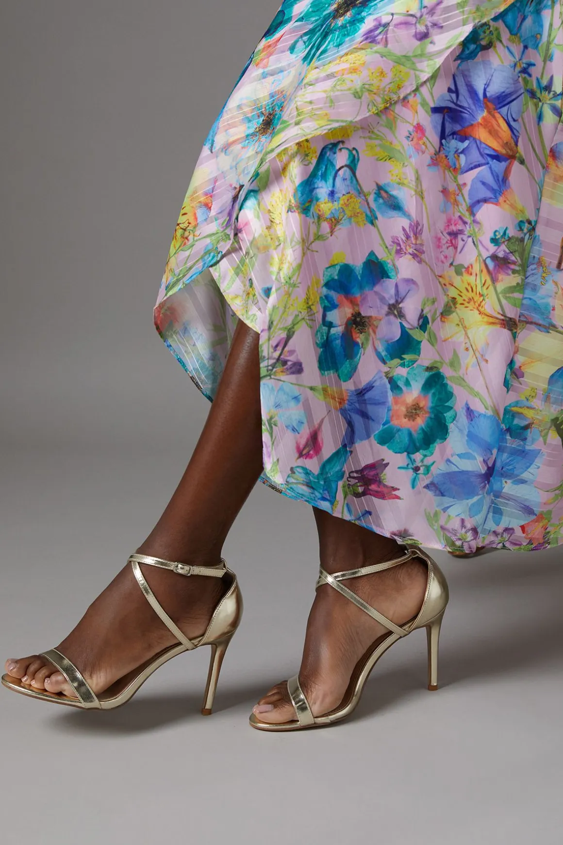 Sandales à Talons Aiguilles Hauts Strictly en synthétique à Brides Croisées
