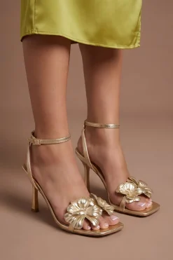 Sandales À Talons Aiguilles Hauts Primrose En Synthétiquecuir Avec Corsage
