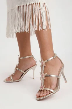 boohoo Sandales À Talons Avec Brides Ornées De Trois Étoiles De Mer< Chaussures Festives|Chaussures À Talons