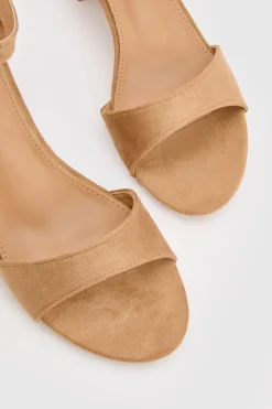 Sandales À Talons Bloc Catty En Synthétique À Deux Brides