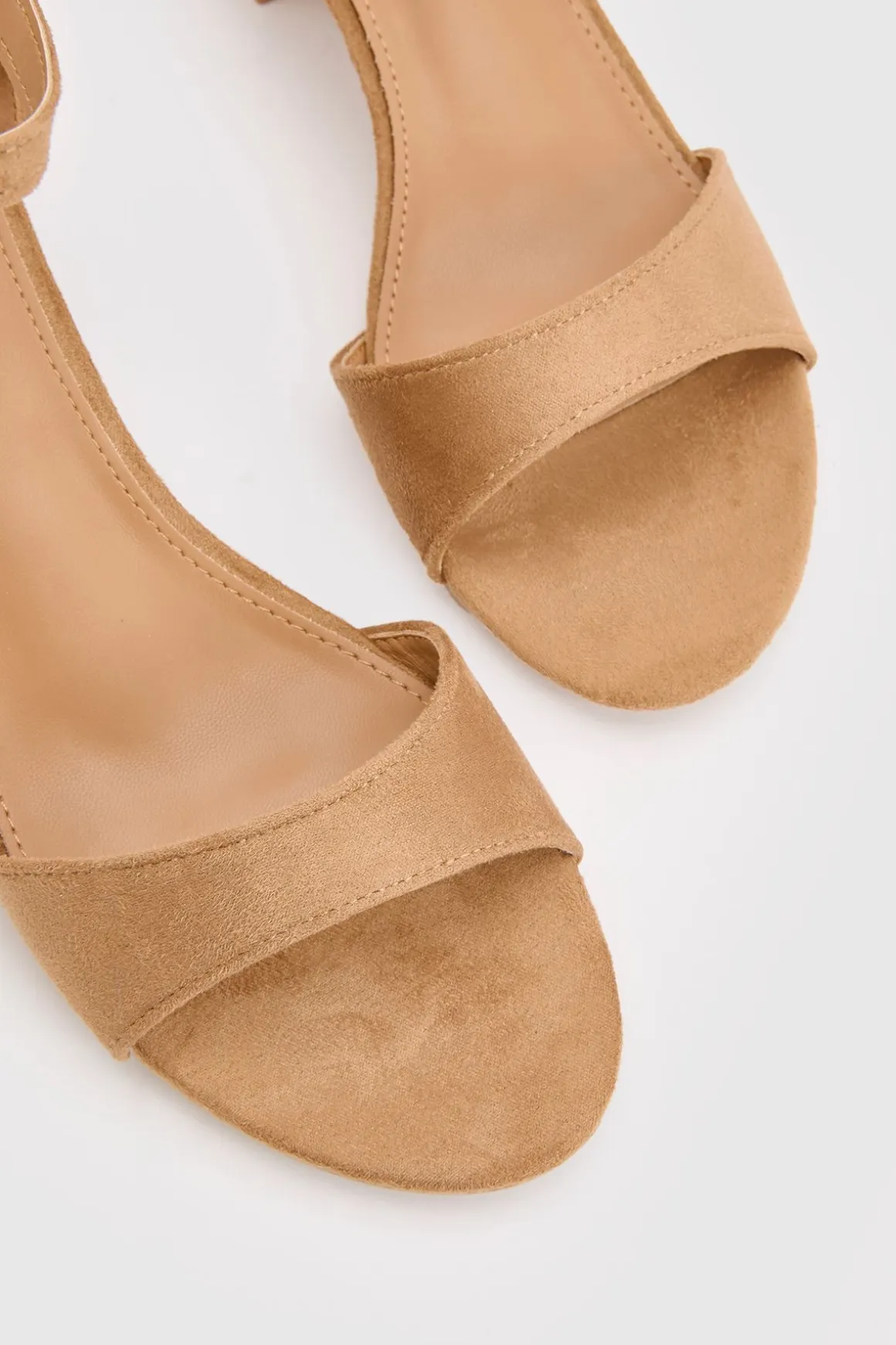 Sandales À Talons Bloc Catty En Synthétique À Deux Brides