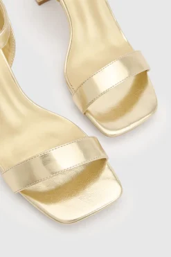 boohoo Sandales À Talons Bloc Mi-hauteur Bicolores< Chaussures Festives|Chaussures À Talons