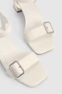 boohoo Sandales À Talons Carrés Larges Avec Boucles Et Double Bride< Chaussures À Talons