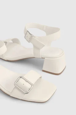 boohoo Sandales À Talons Carrés Larges Avec Boucles Et Double Bride< Chaussures À Talons