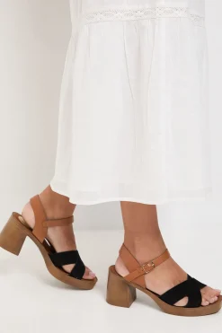 Oasis Sandales À Talons Compensés Bethany En Synthétique À Brides Croisées< Chaussures À Talons|Sandales