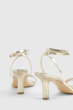 Sandales à talons à double bride