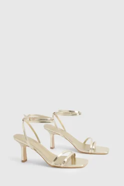 Sandales à talons à double bride