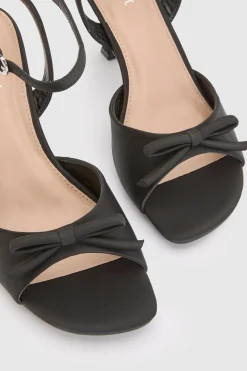 Sandales À Talons Hauts Emma Avec Nœud En Satin