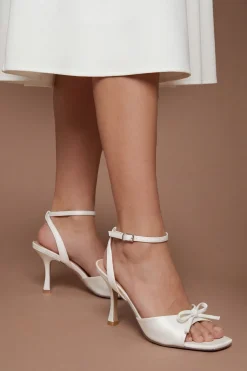 Coast Sandales À Talons Hauts Emma En Satin Avec Nœud Pour Mariée< Chaussures À Talons|Sandales