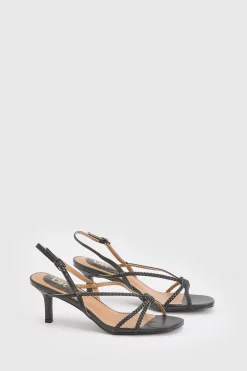 Dorothy Perkins Sandales À Talons Marcella En Synthétiquecuir Tressé< Chaussures Festives|Chaussures À Talons
