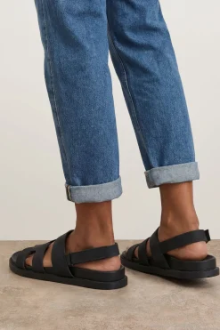 Oasis Sandales Tay À Bride Arrière En Nubuck Synthétique Avec Semelle Anatomique< Sandales