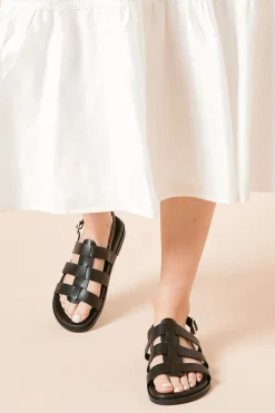 Sandales Zosia à Bride en T et Lanières en synthétique avec Semelle Anatomique