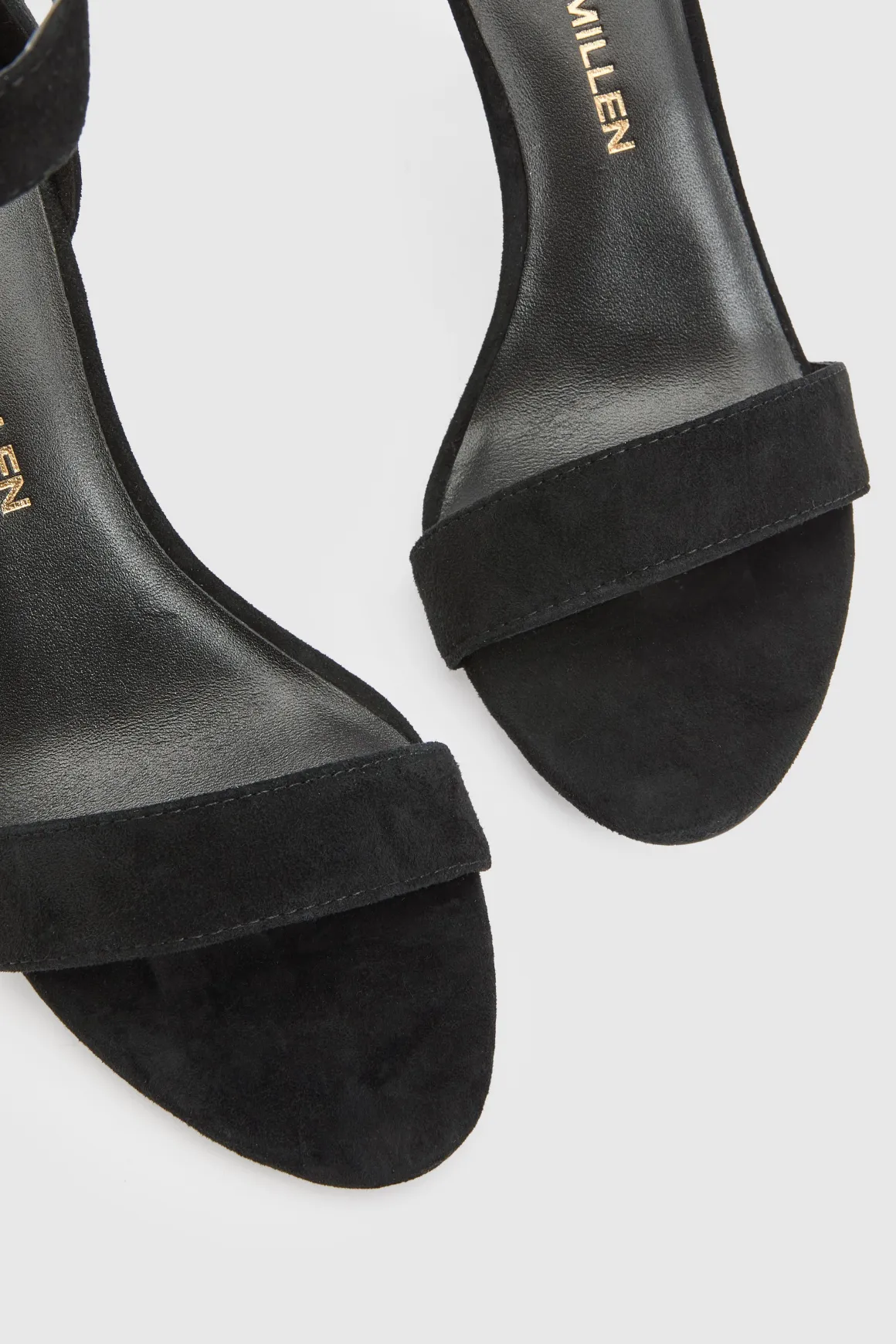 Sandale À Talon En Cuir Avec Détail De Fermoir Tournant