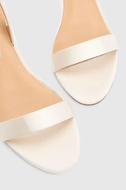 KarenMillen Sandale À Talon En Satin< Chaussures À Talons|Satin Et Dentelle