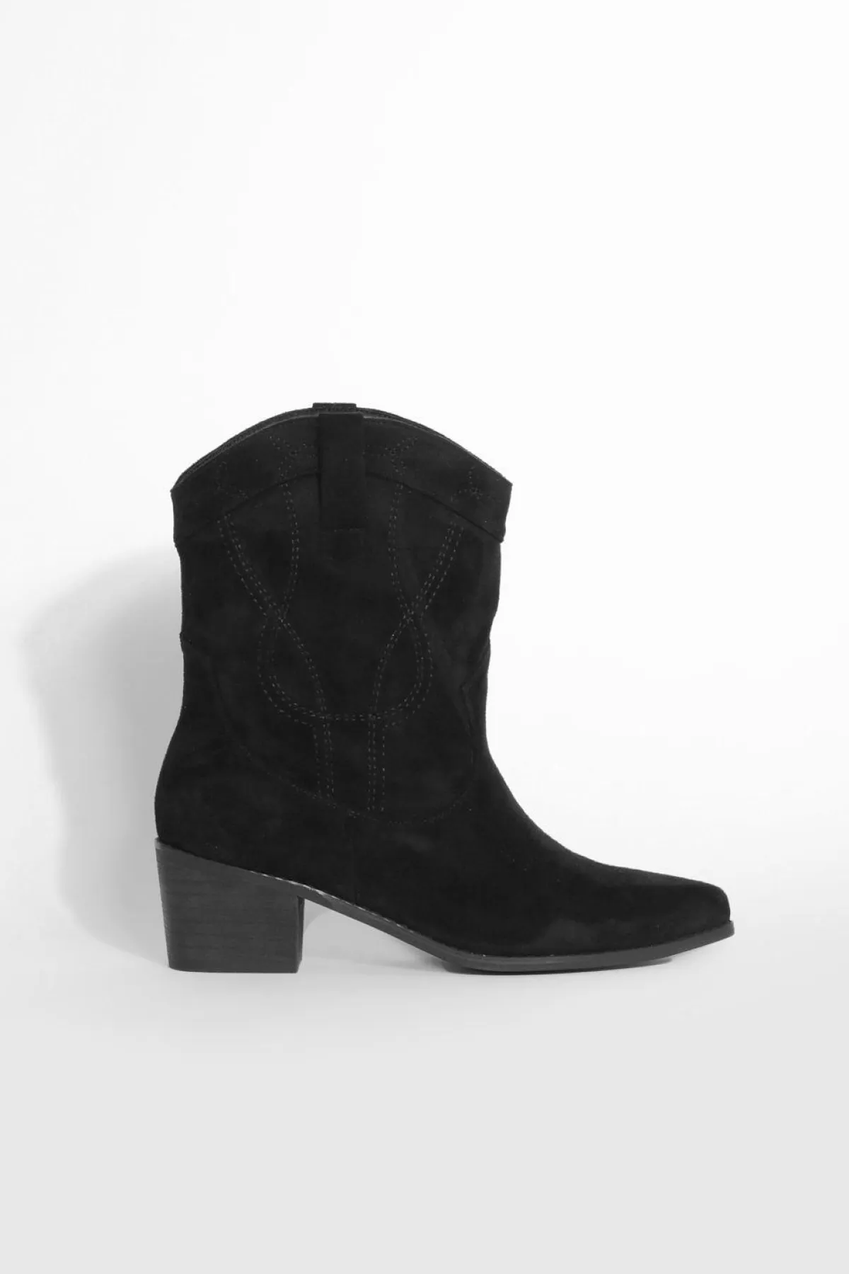 boohoo Santiags à coutures contrastantes< Bottes Mi-Hautes|Bottes