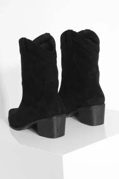 boohoo Santiags à coutures contrastantes< Bottes Mi-Hautes|Bottes