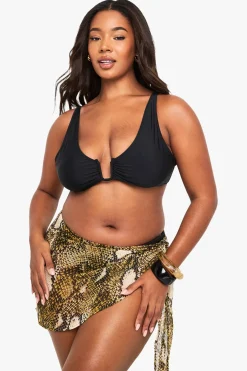 Sarong Mini Imprimé Synthétique Essentiels Plage Grande Taille