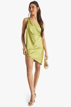 boohoo Satin Cowl Mini Dress<Femme Satin Et Dentelle|Robes