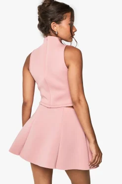 Scuba Pocket Detail A Line Skirt