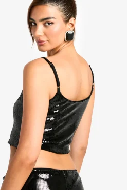Sequin Cami Top