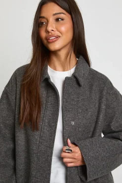 Shacket en look laineux