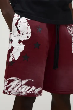 boohooMAN Short Ample Délavé Et Usé<Homme Shorts
