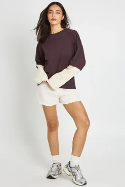 Short Ample En Tissu Plissé