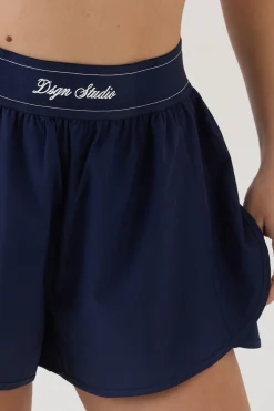 DSGN Studio Short Ample En Tissu Tissé Avec Taille Élastiquée<Femme Dsgn Studio|Shorts