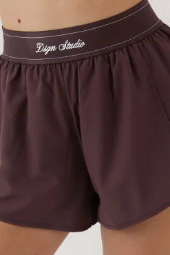 DSGN Studio Short Ample En Tissu Tissé À Taille Élastiquée<Femme Dsgn Studio|Shorts
