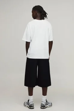boohooMAN Short Ample Plissé À Jambes Ballon<Homme Jorts|Denim