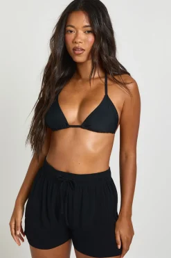 boohoo Short Aspect Lin Essentials<Femme Tenues De Plage