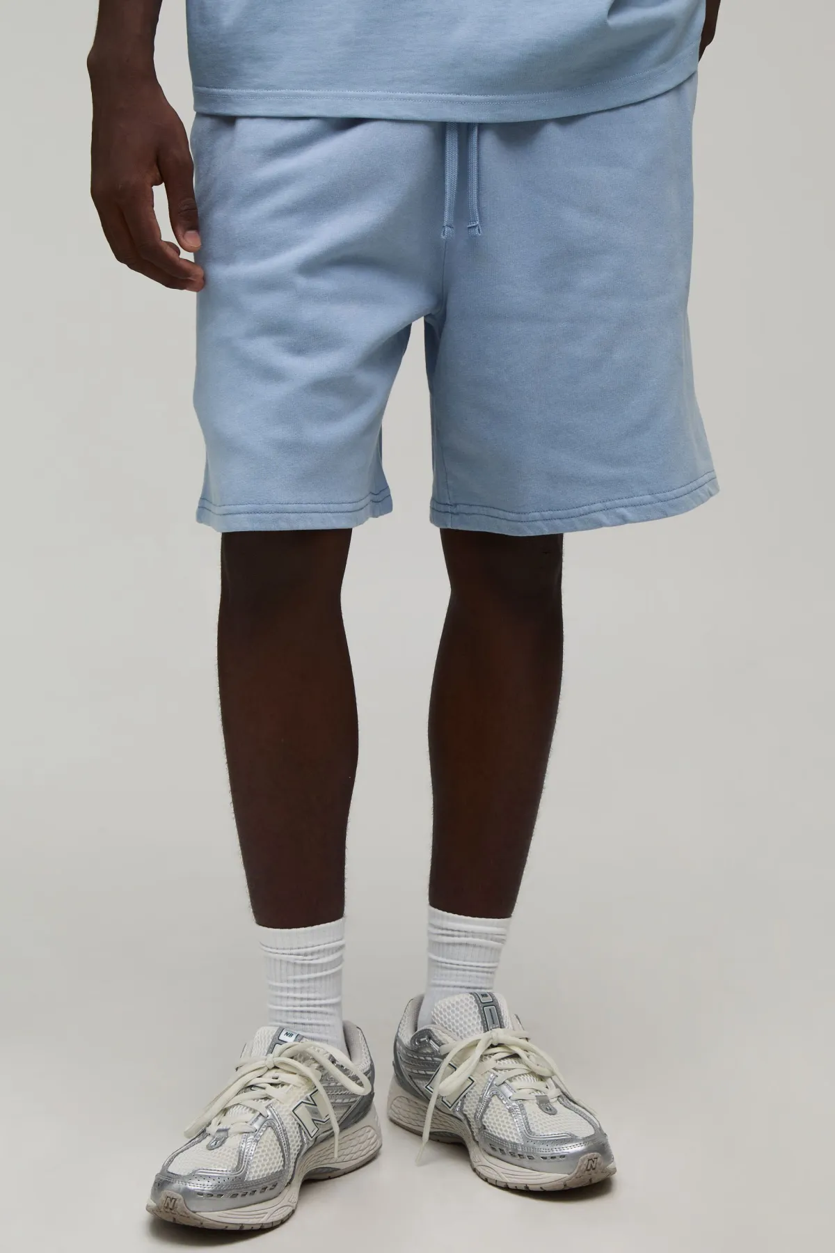boohooMAN Short Baggy Délavé Essentiel<Homme Shorts|Essentiels