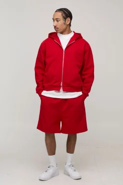 boohooMAN Short Baggy Taille Basse 500GSM Poids Lourd<Homme Shorts|Survêtements
