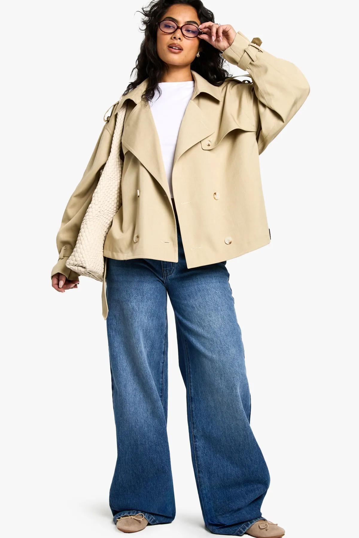 boohoo Short Belted Trench Coat<Femme Manteaux Et Vestes D’Automne|Vestes & Manteaux