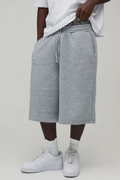 boohooMAN Short Bermuda en Jean Coupe Ample avec Double Ceinture<Homme Jorts|Denim